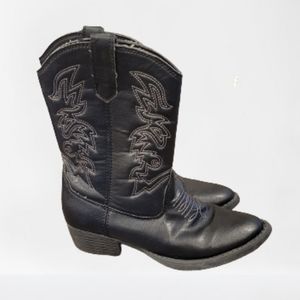 Kids Deer Stag Ranch Cowboy Boots 🤠